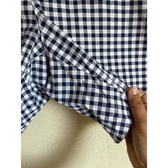 Old Navy Blue and White Gingham Everyday Shorts - Picture 7 of 8
